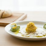 Lauwarmes Wolfsbarsch Carpaccio